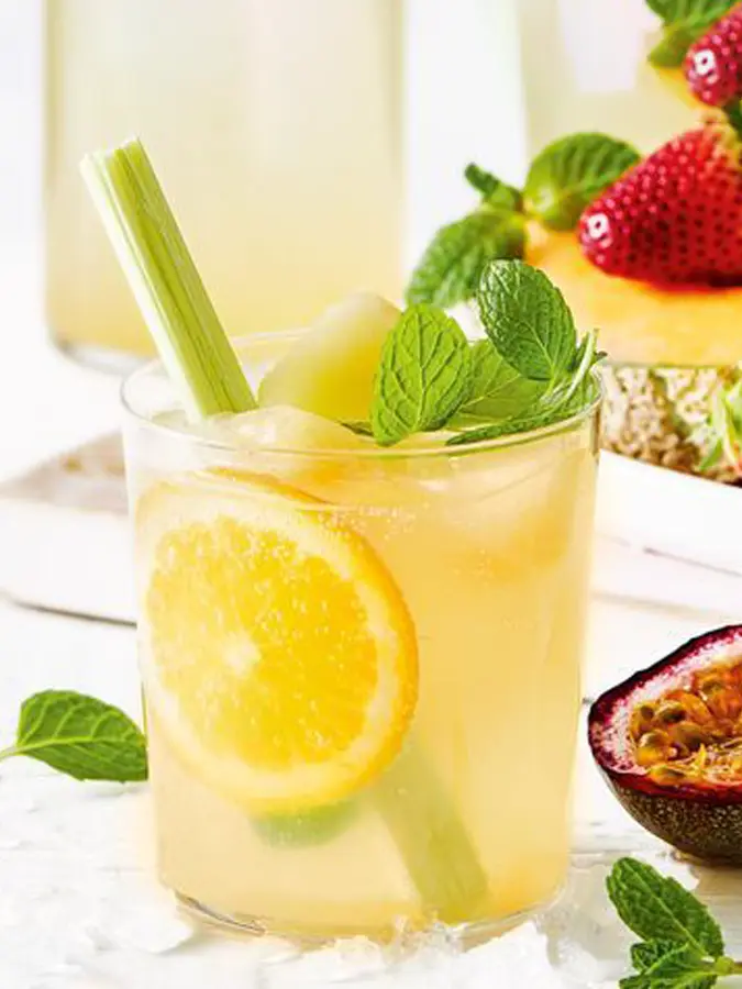 Tropical Punch Mocktail
